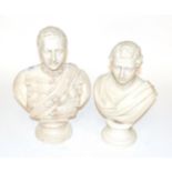 A 19th century Parian portrait bust of Prince Albert Edward, modelled head and shoulders after