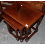A Titchmarsh & Goodwin style oak nesting tables