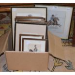 A print after Thomas Rowlandson, ''Surry Yomanry'' and eleven assorted prints (12)