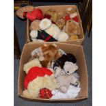 Modern Teddy bears including Harrods year bears, Paul Smith, Giorgio Beverley HIlls, Burberry etc (