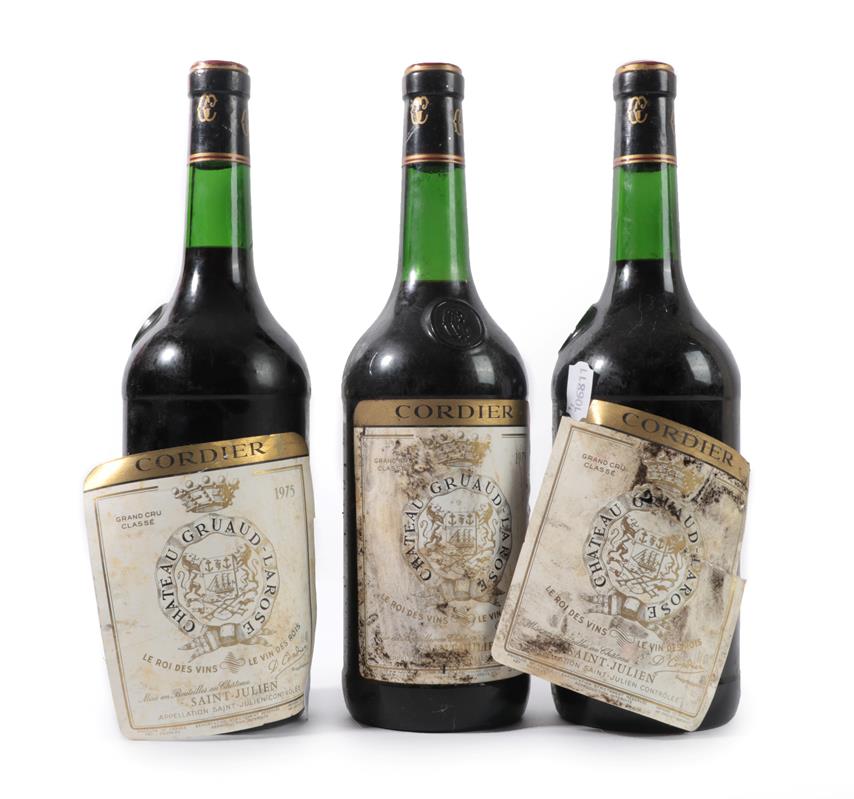 Château Gruaud Larose 1975 Grand Cru Classe, Saint-Julien (three magnums)