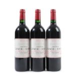 Château Lynch Bages 1996 Pauillac (three bottles)