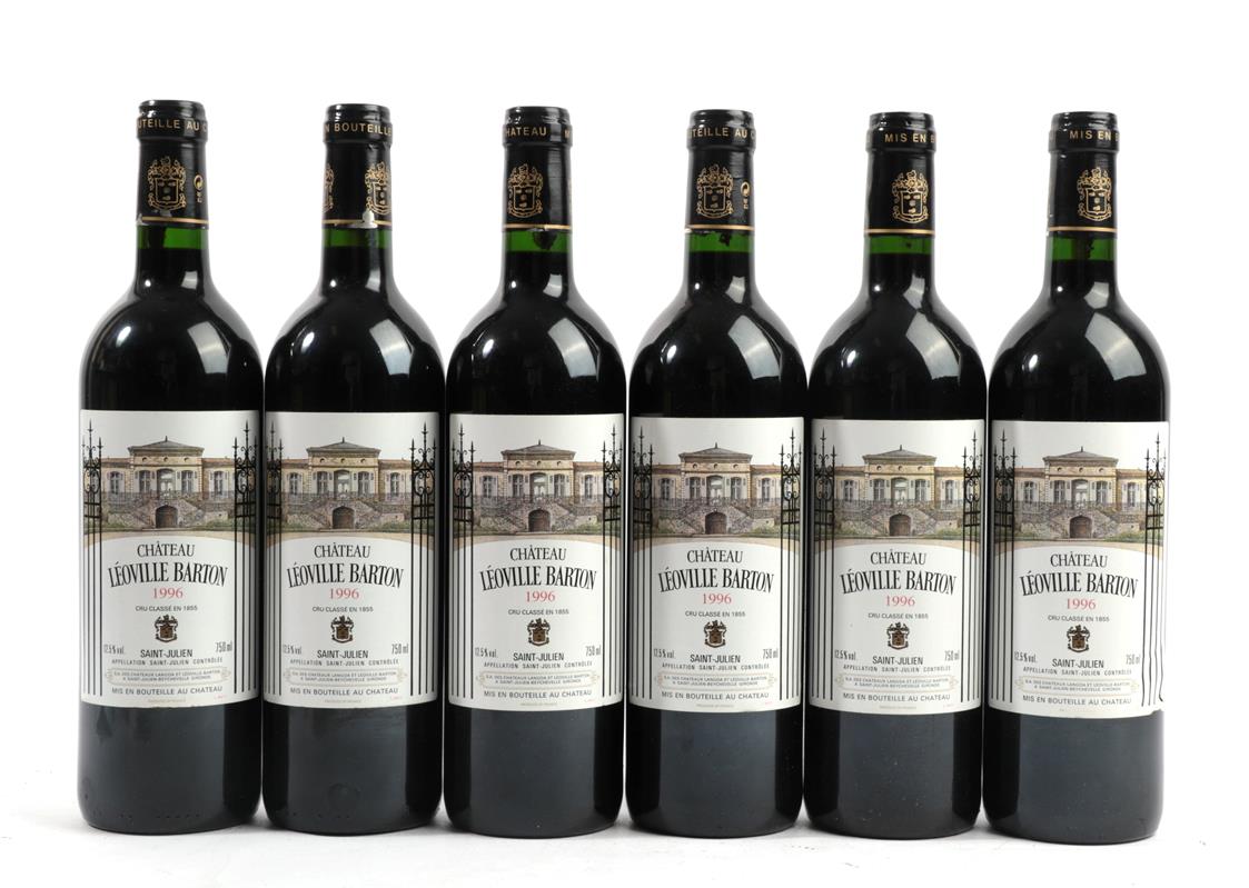 Château Léoville Barton 1996 Saint-Julien (six bottles)