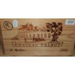 Château Talbot 2000 Saint-Julien (twelve bottles)