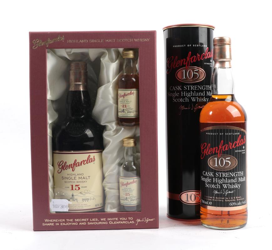 Glenfarclas 15 Year Old Highland Single Malt Whisky, 46% vol 700ml, presentation box also containing