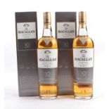 The Macallan Fine Oak Triple Cask Matured Highland Single Malt Scotch Whisky 10 Years Old, 40% vol
