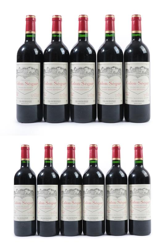 Château Calon-Ségur 1996 Saint-Esteph (eleven bottles)