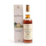 The Macallan 10 Years Old Single Highland Malt Scotch Whisky, 1990s bottling, 40% vol 70cl, in