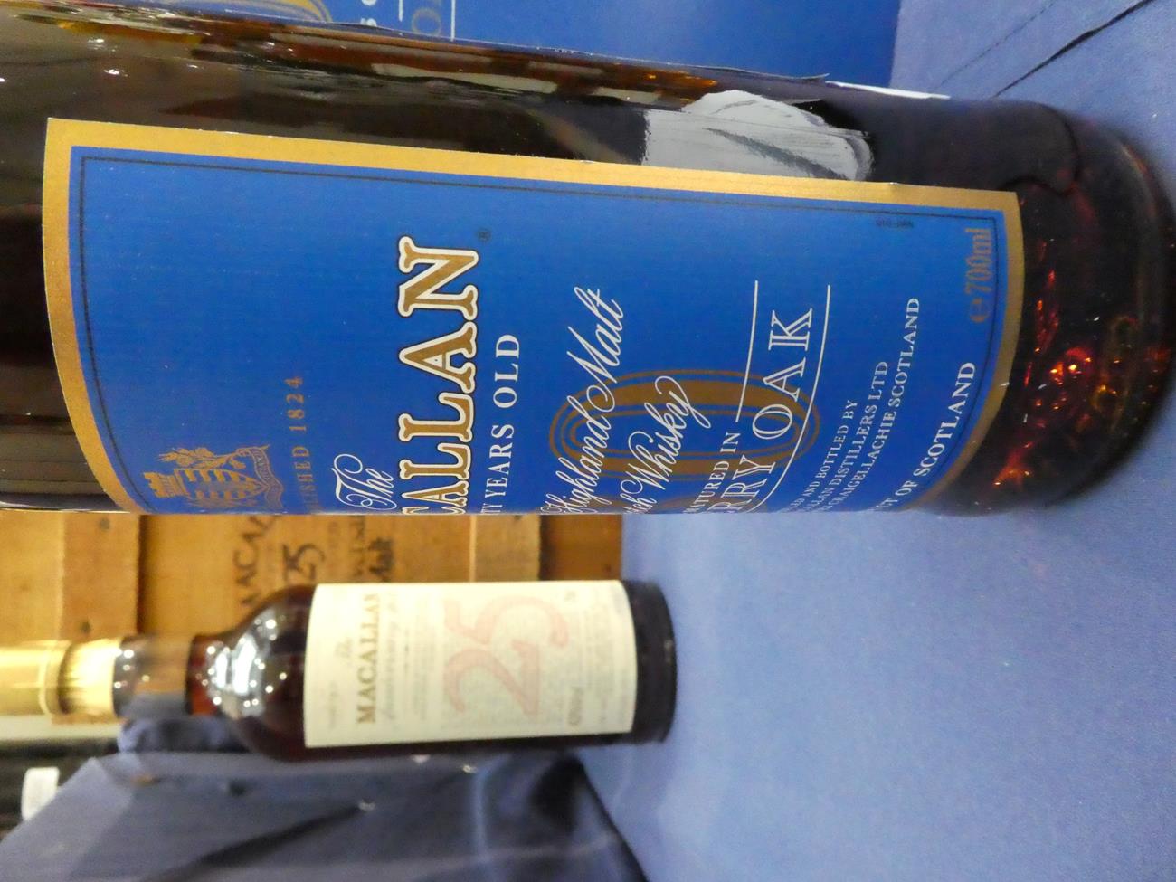 The Macallan 30 Years Old Single Highland Malt Scotch Whisky, 43% vol 700ml, in blue painted - Image 3 of 4