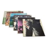 Rolling Stones Vinyl LPs Sticky Fingers with zipper, Aftermath, Emotional Rescue, Between the