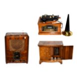 Vintage And Retro Wireless Receivers Of Note: a large Fergusson model 503AC valve receiver, with