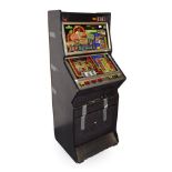 Top Sprint Electronic Amusement Machine with three reels, taking (old) 10p coins for two plays,