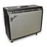 Fender Twin Amp two inputs, gain, treble, bass and mid controls, balanced line output as well as