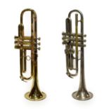 Two Trumpets (i) Couesnon & Co. Paris with A to Bb rotor valve (ii) Boosey & Hawks York