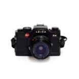 Leica R4 Camera no.1576899 with Wetzlar Elmarit-R f2.8 35mm lensLens has black spec in internally in