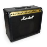 Marshall VS100R Amplifier various controls including bass, middle and treble, also has separate