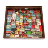 A Collection Of Sixty-Five Gramophone Needle Tins: most with contents, bridging HMV, Columbia,