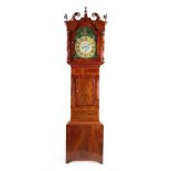 A Mahogany Eight Day Longcase Clock, signed Coates, Wakefield, early 19th century, swan neck