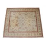 Modern Ziegler Design Carpet of unusual size The cream field with an all over design of flower heads