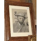 British School (early 20th century) Self portrait? of a man in World War I Uniform Pencil, 37cm by