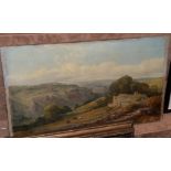 William Harold Cubley (1816-1896) ''View near Betws-y-coed'' Indistinctly signed, oil on canvas,