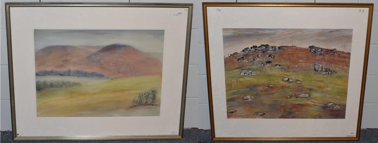 Marie Walker Last (1917-2017) ''Bolton Hill'' Signed and dated (19)90, gouache, together with a