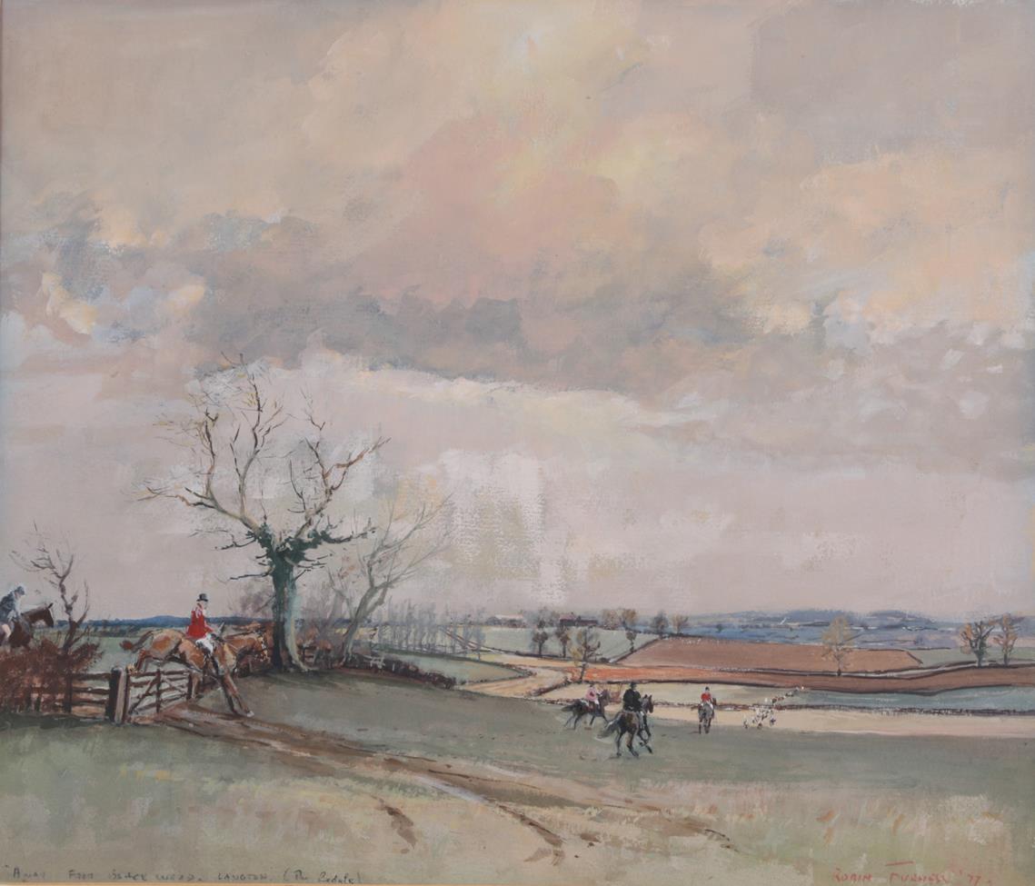 Robin Furness (b.1933) ''Away from Black Wood, Langton'' (The Bedale) Signed and dated (19)77,