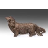 Sally Arnup FRBS, ARCA (1930-2015) ''Miniature Long Haired Dachshund'' Signed and numbered II/X,