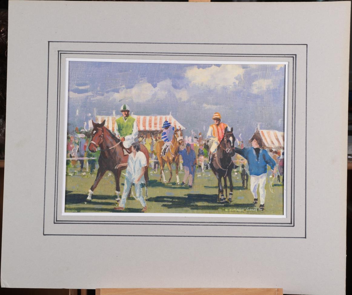 William Norman Gaunt FIAL NDD (1918-2001) ''Point to point, going out from the paddock, - Image 2 of 5