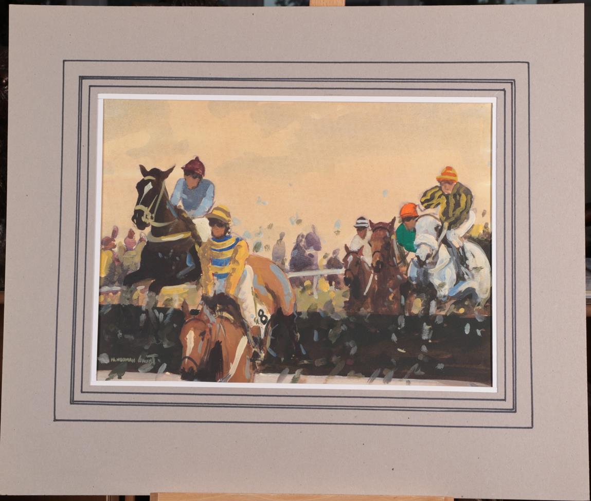 William Norman Gaunt FIAL NDD (1918-2001) ''Point to point, going out from the paddock, - Image 4 of 5