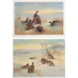 After Archibald Thorburn FZS (1860-1935) ''At the close of a Winter's day'' Signed in pencil, a