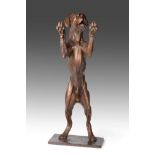 Sally Arnup FRBS, ARCA (1930-2015) ''Boxer'' Signed and numbered V/X, bronze, 61cm high Artist's