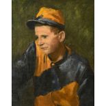 Lee Townsend (1895-1965) American ''Mustard & Blue'' Signed, oil on canvas, 37cm by 30cm Provenance: