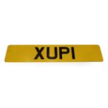 Cherished Registration Number: XUP 1, with retention certificate, expires 12 03 2029 sold with one