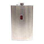 Rolls-Royce: A Stainless Steel 64oz Capacity Drink's Flask, with red Rolls-Royce badge to