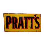 Pratt's: A Single-Sided Enamel Advertising Sign, by the Imperial Enamel Company, Birmingham,