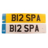 Cherished Registration Number B12 SPA, with retention certificate dated 16 02 2018, expiring 03 07