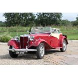 1951 MG TD Left Hand Drive Registration number: 126 UYF Date of first registration: 31/12/1951 VIN