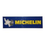 Michelin Tyres: A Single-Sided Aluminium Advertising Sign, 51cm by 168cm
