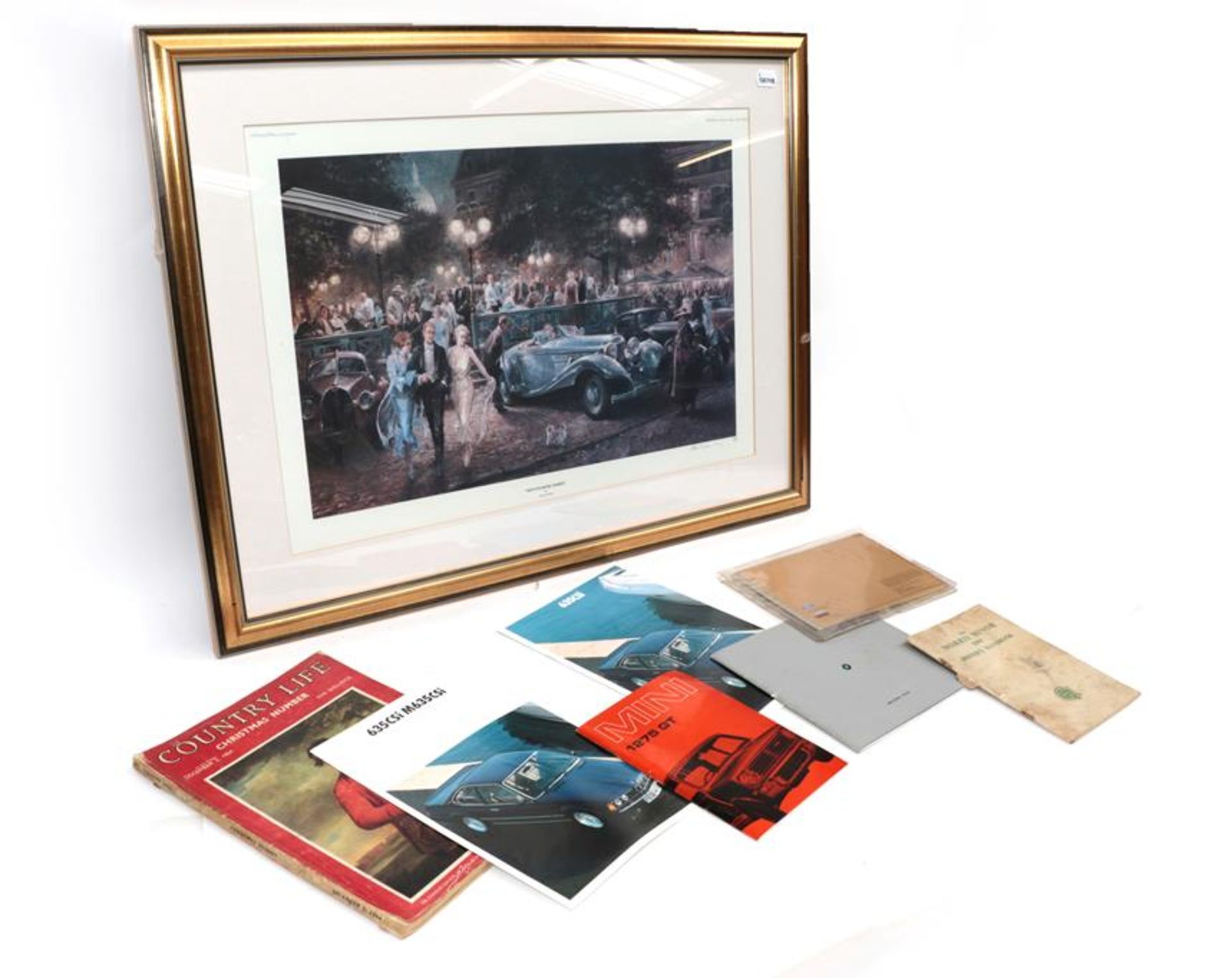 After Alan Fernley ''Montmartre Soiree'' Limited edition colour print, signed and numbered 354/