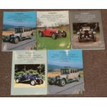Reference Catalogues, five Sotheby's sales catalogues from 1988 and 1989 for Important Early and