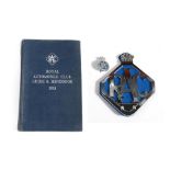 RAC: A Royal Automobile Club Guide and Handbook 1953; Two RAC Car Badges; and A Full Member's