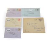 1929 PUC FDC five covers all dated 10th May One having the Postal Union Congress cds. A fine and