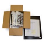 Thematics Christmas: GB Harrison & De La Rue Printers Presentation Folders in Album Xmas 1969 - 1998