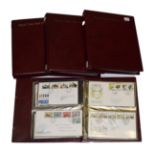 4 FDC Albums Coms / Definitives 1979- 1995 some with special cancels well worth a look .