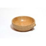 A Robert 'Mouseman' Thompson oak nut bowl