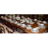 An extensive Wedgewood Florentine pattern dinner service, comprising four vegetable tureens and