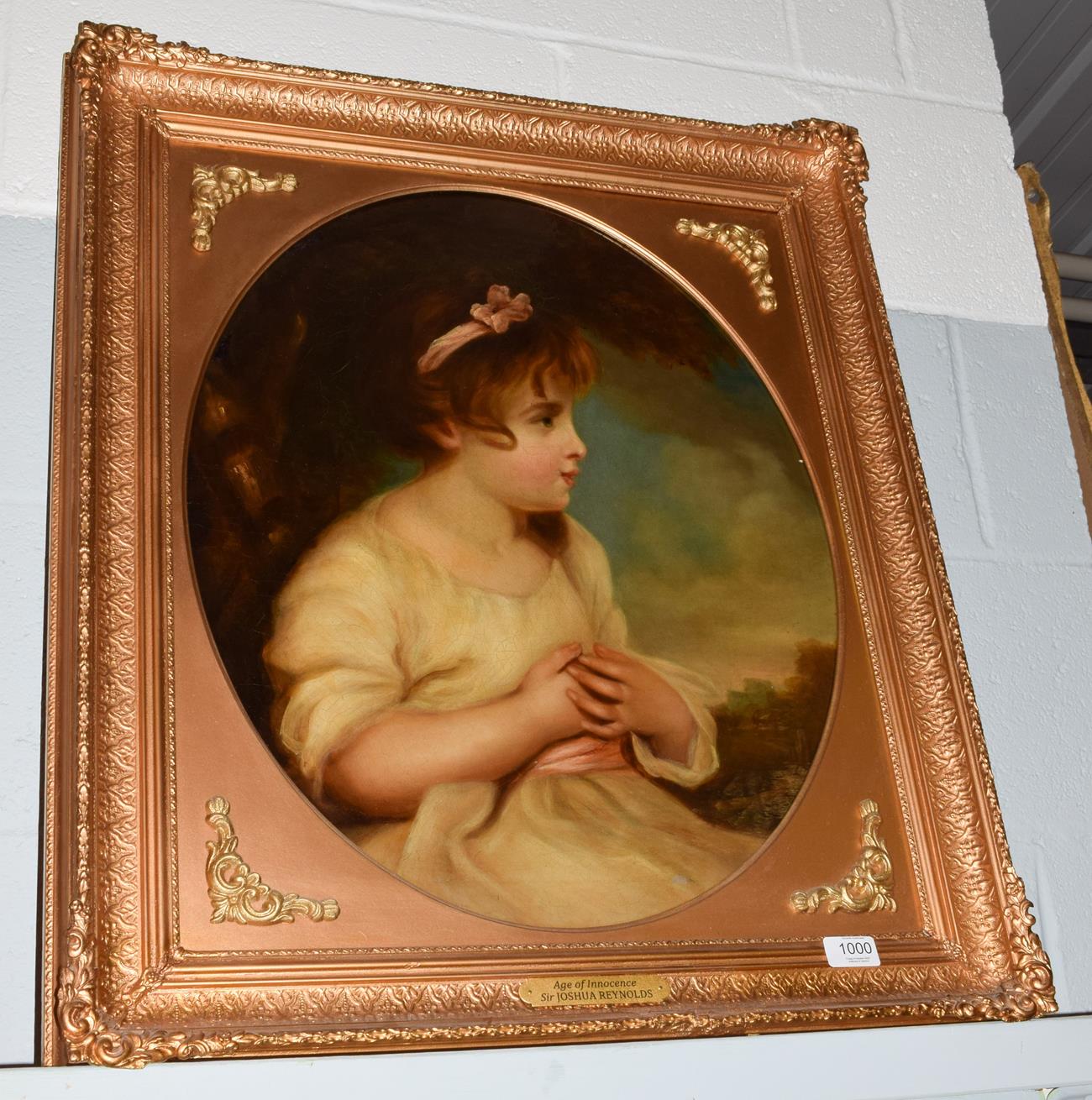 After Sir Joshua Reynolds PRA FRS FRSA (1723-1792), ''The Age of Innocence'', oil on canvas, 47cm