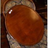 A Victorian mahogany lazy Susan