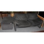 A Cassina Italian sofa and chair